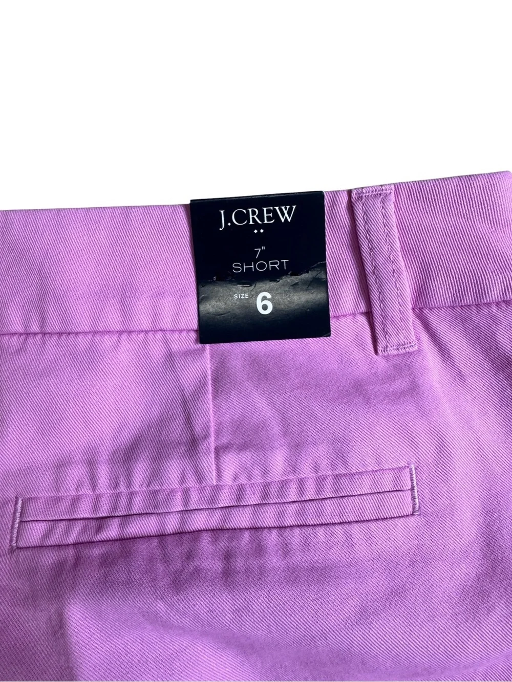 NWT J.Crew Pink Cotton Mid Rise Chino Shorts Size 6